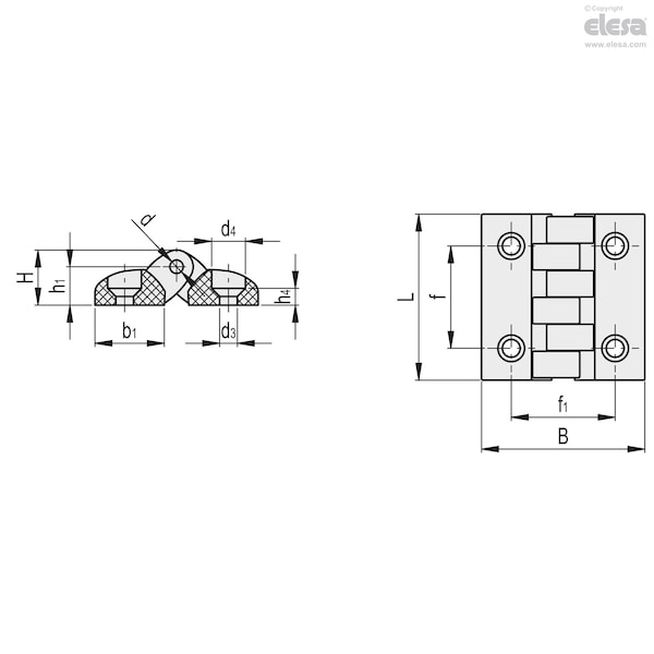 Hinges, CFTX.49 PP-SH-5